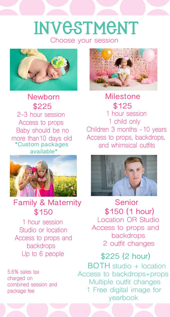 Session Pricing - Investment